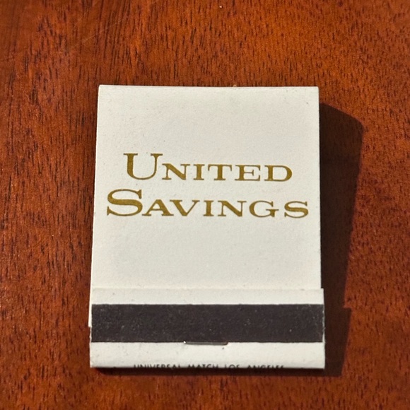 Vintage Matchbook United Savings Loan Association Southern California Orange Co - Picture 1 of 12